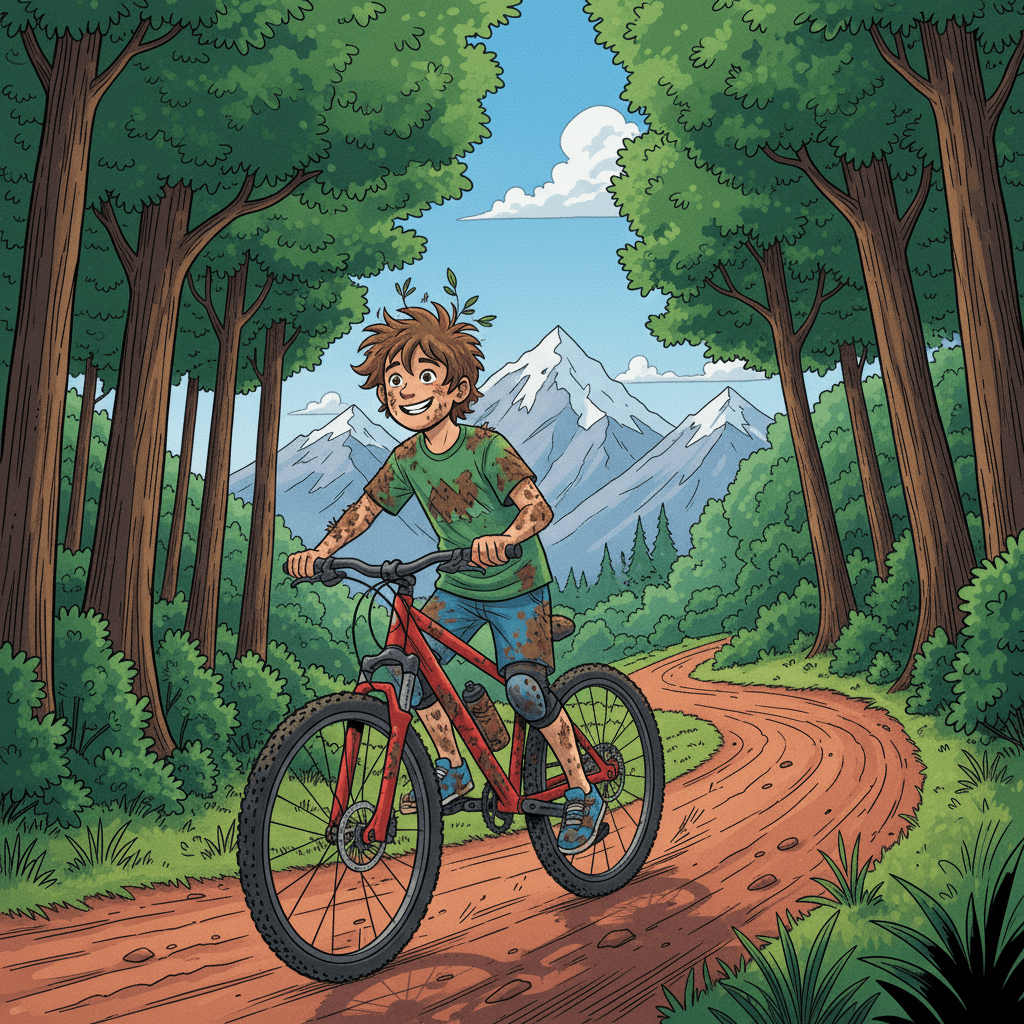 As Charly reached the bottom of the mountain, he couldn't help but feel a surge of pride. He had conquered the challenge, pushing himself to the limit and emerging stronger for it. With a smile on his face, he knew he was ready for his next great adventure.