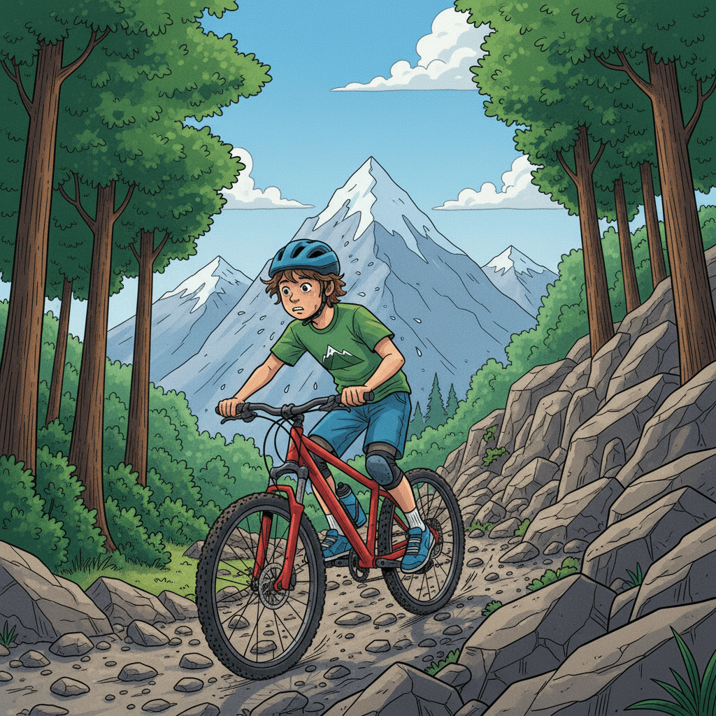 Charly loved nothing more than cycling in the mountains. The fresh air, the challenging terrain, and the stunning views filled him with a sense of adventure and freedom.