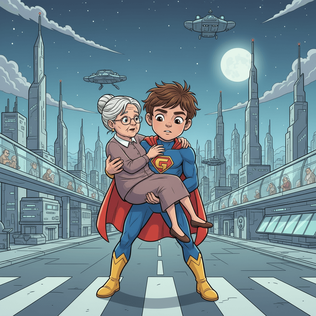 Even with all his exciting adventures, Georges never forgot to use his powers to help the people in his community. He would often lend a hand to those in need, whether it was helping an old lady cross the street or lifting heavy boxes for a struggling family.