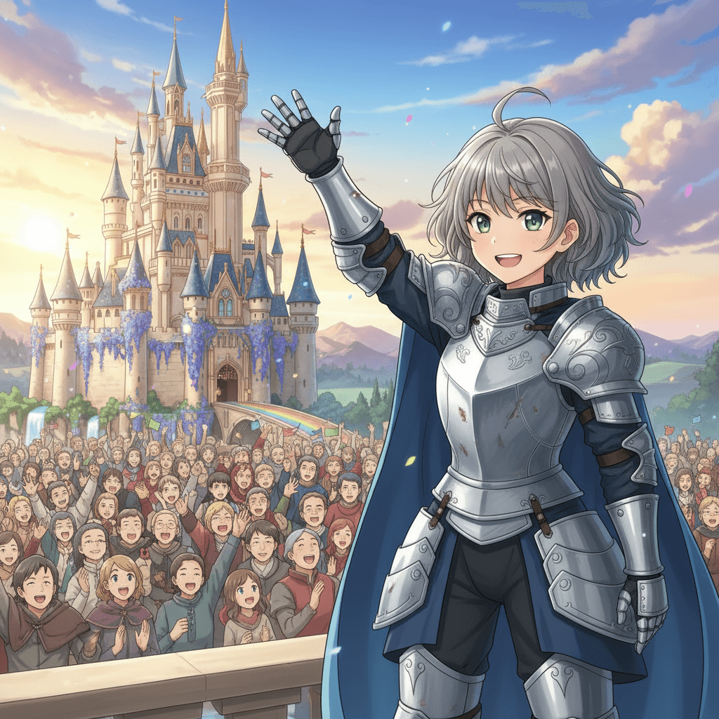 The people of the kingdom gathered to honor Zara, their newest and bravest knight. They cheered and thanked her for protecting their home from the fearsome dragon.