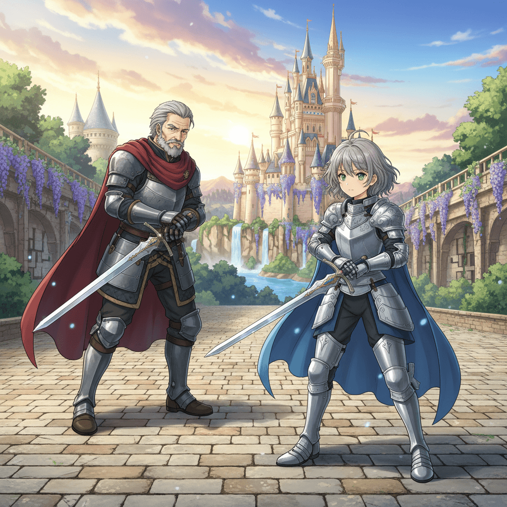 Zara trained hard every day, learning how to wield a sword, ride a horse, and defend herself. The older knights were impressed by her determination and skill.