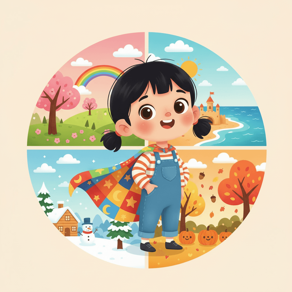 Lou's seasonal adventure is complete! She learned that the world is always changing, and every season has something special to discover. What will she explore next?
