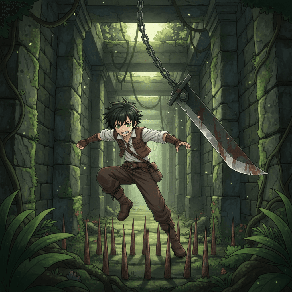 Carefully making his way through the temple, George encountered a series of perilous traps and puzzles, reminiscent of the challenges faced by his idol, Indiana Jones. With his quick wit and nimble reflexes, he managed to overcome each obstacle, inching closer to his goal.