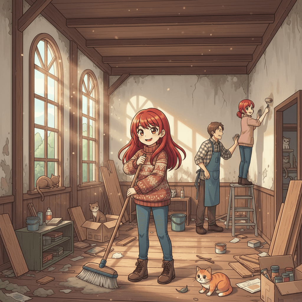 Over the next few weeks, Salma and her parents worked tirelessly to clean and renovate the old building. They built cozy cat beds, set up food and water bowls, and made sure the space was warm and welcoming for their future feline residents.