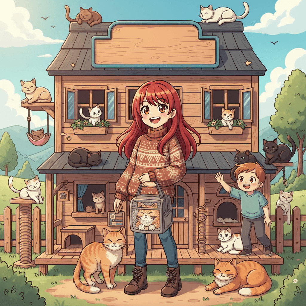 Seeing the cats go to their new homes filled Salma's heart with joy. She knew that each adoption meant one more stray cat had found a loving family to call their own.