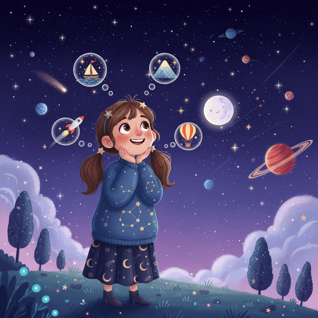 As Lucie looked up at the stars, she couldn't help but feel a sense of wonder and excitement for the future. She knew that her journey as an astronaut was just the beginning, and she couldn't wait to see what other adventures awaited her among the stars.