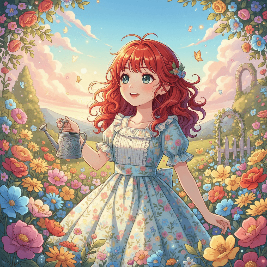 And so, her flower adventure continued, one seed, one bloom at a time. Capucine's love for flowers was just beginning to blossom.