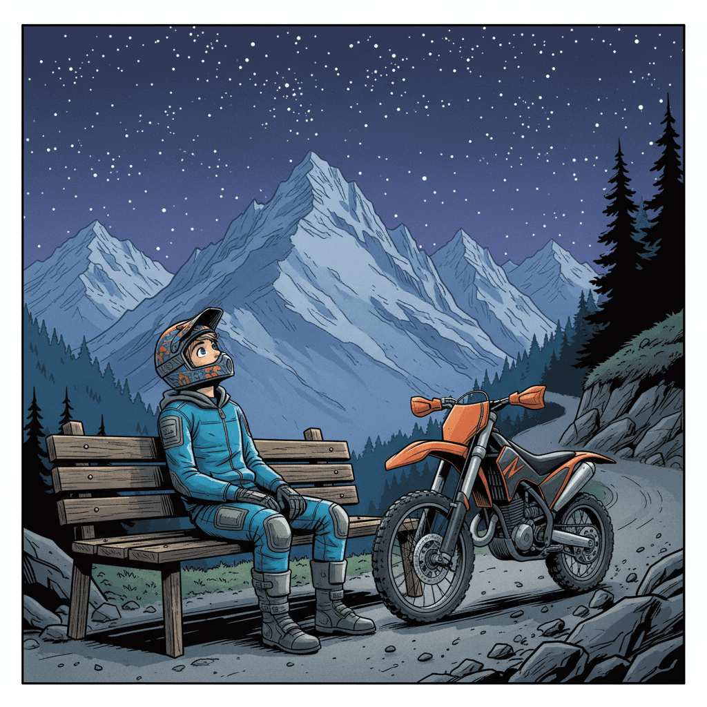 As the day drew to a close, Mr. Giroud took a moment to reflect on his incredible journey. He knew that his adventures in the Swiss Alps were just the beginning, and he couldn't wait to see what other challenges and wonders the mountains had in store for him. With a contented smile, he leaned back and let the cool evening air wash over him, already planning his next ride.