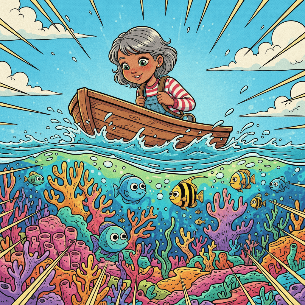 The Great Barrier Reef in Australia is underwater! Can you believe there's a whole world of colorful fish and coral beneath the waves? It's like a magical underwater rainbow!