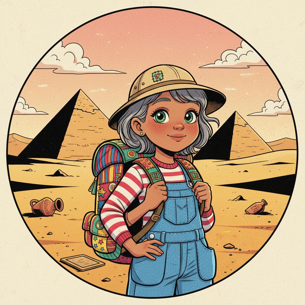 Look at the amazing Pyramids of Giza in Egypt! These huge triangles were built thousands of years ago. Can you imagine how many people worked together to build something so big?