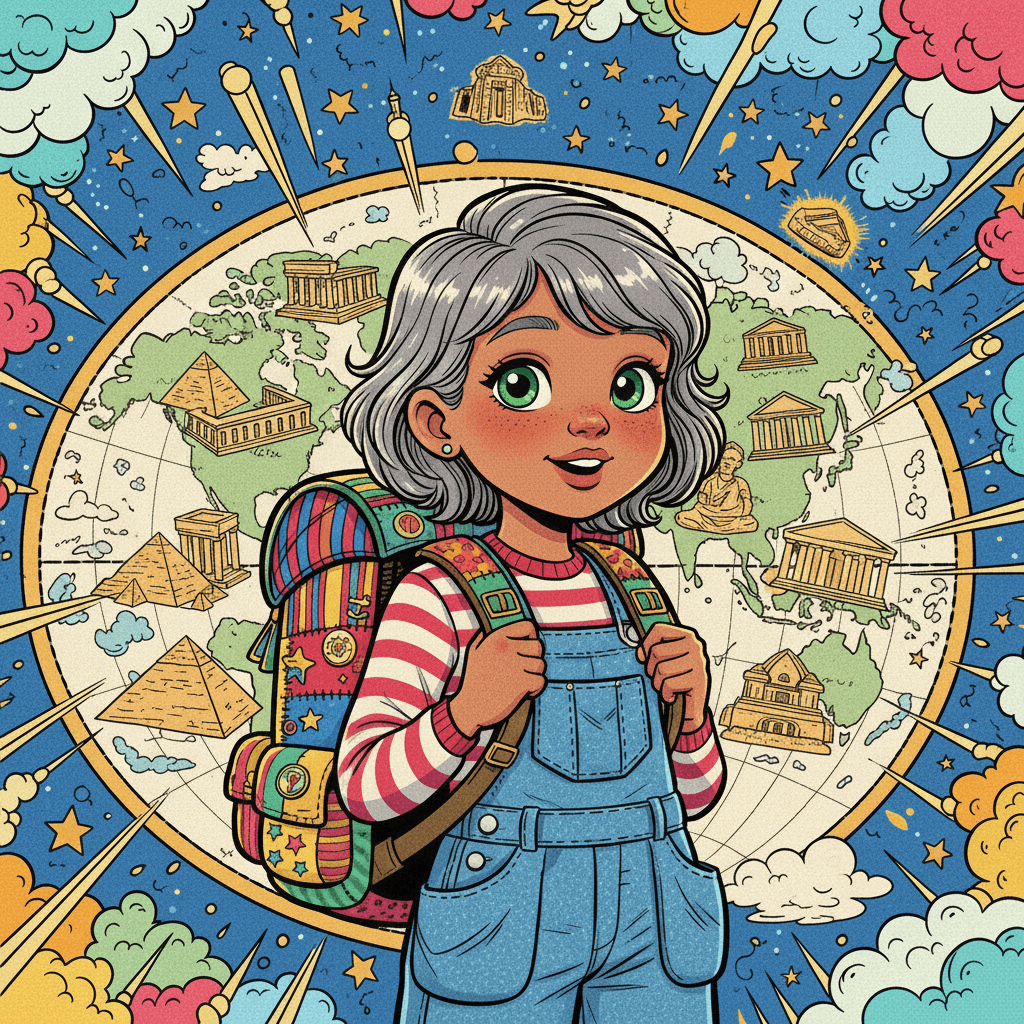 I've learned so much on my adventure! Each wonder is special and tells a story about the people and places around the world. Exploring is the best way to learn!