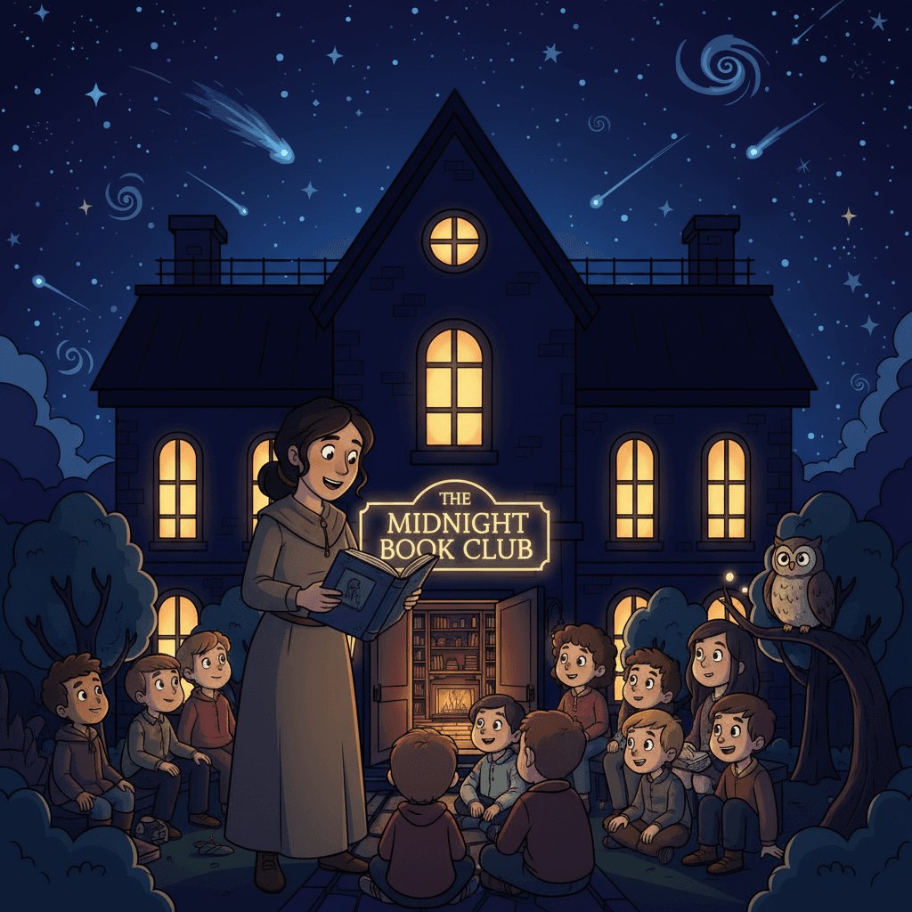 The next evening, Julie gathered a group of her friends in the library and told them about the shy book. "It has a story to share," she said, "and we're going to help it be heard."