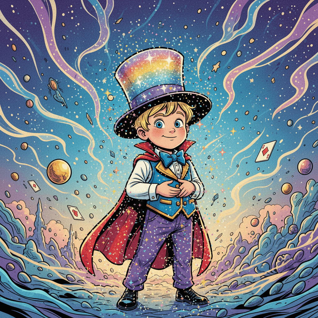 Noah learned that true magic isn't just about tricks, but about bringing happiness and wonder to others. He felt proud of his special gift.