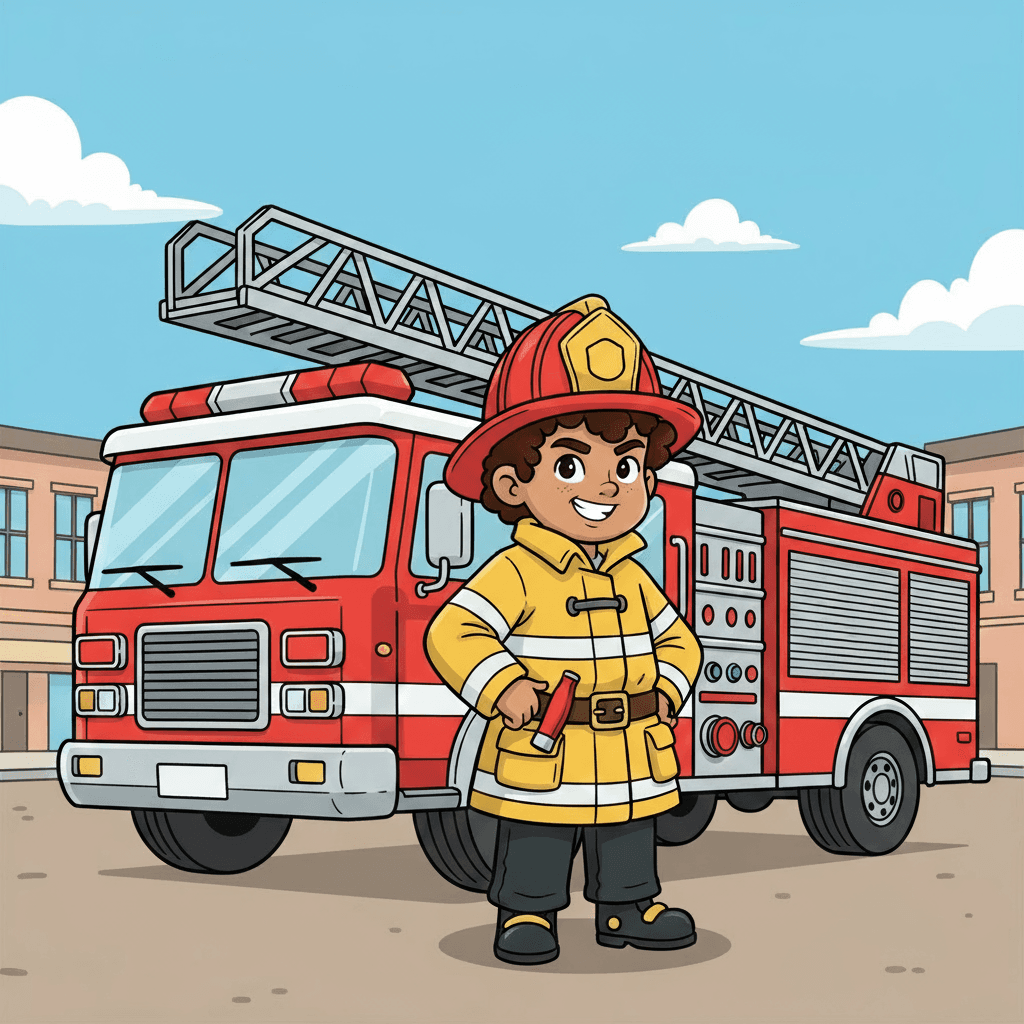 And one day, Maceo's dream came true. He graduated from the fire academy and became a full-fledged firefighter, ready to keep his community safe and make a difference in the world.