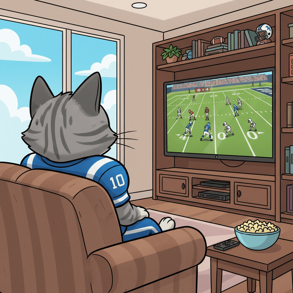 my grey tabby cat Ayla learns to play football