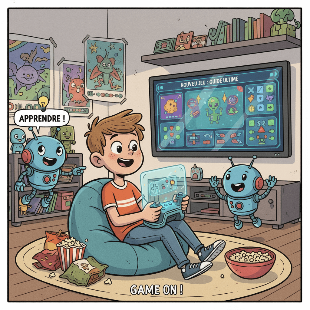 Raphaël a reçu à Noël une nouvelle console de jeu