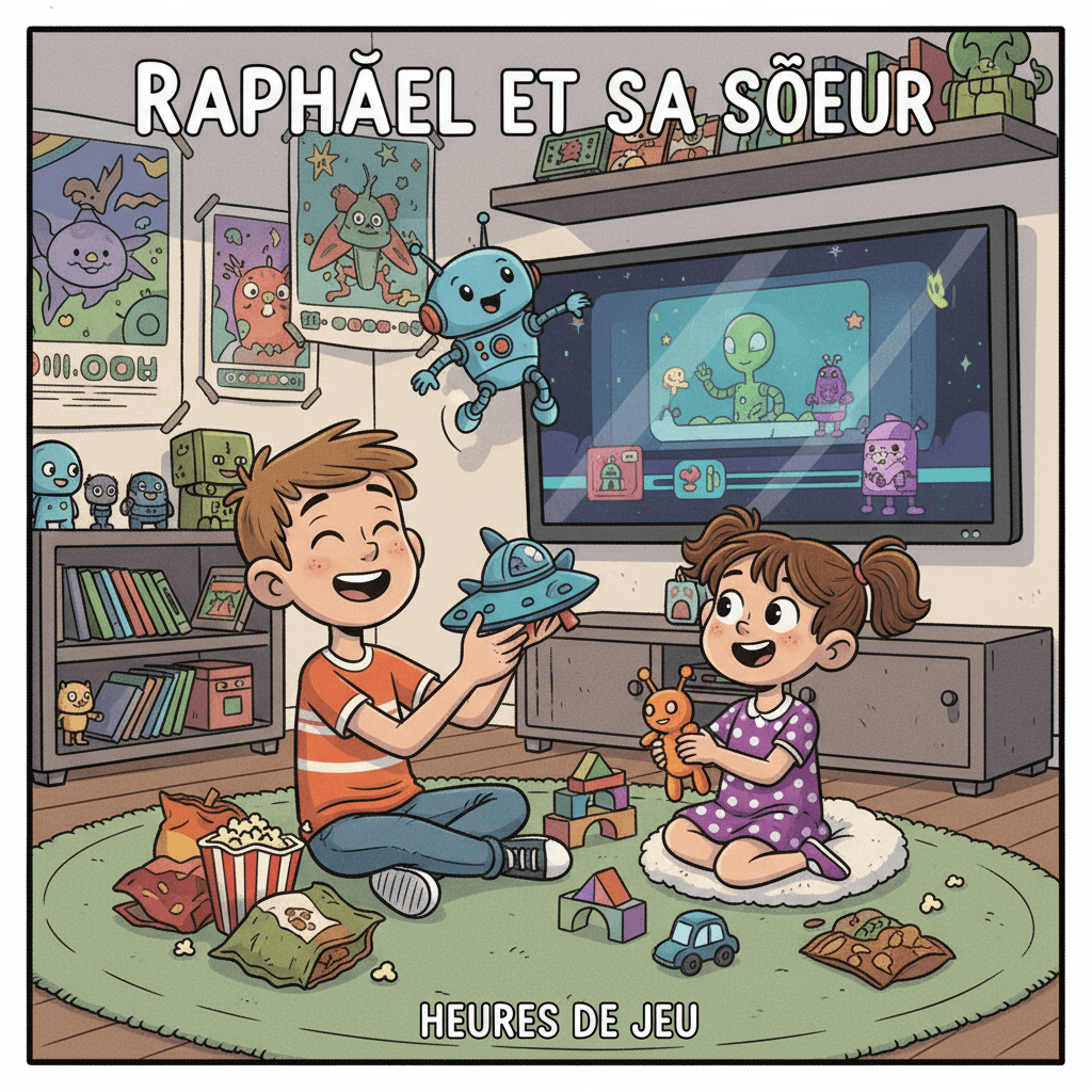Raphaël a reçu à Noël une nouvelle console de jeu